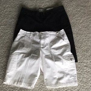 2pair Women’s Capri & Bermuda Shorts, Size 14